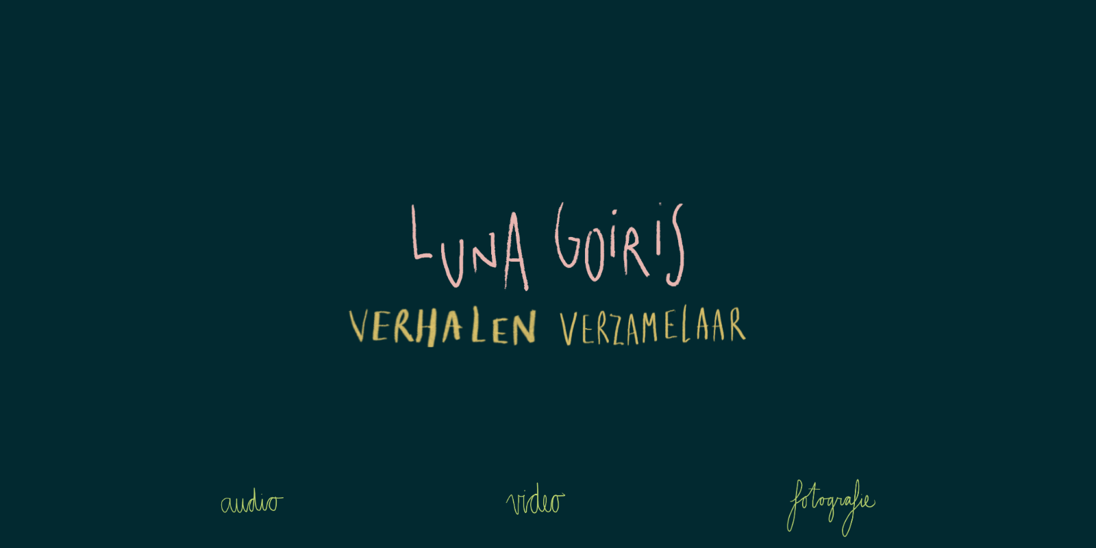 Screenshot van de website www.lunagoiris.be